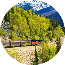 스캐그웨이의 역사적인 골드러시 시대 건물들과 알래스카 개척 역사